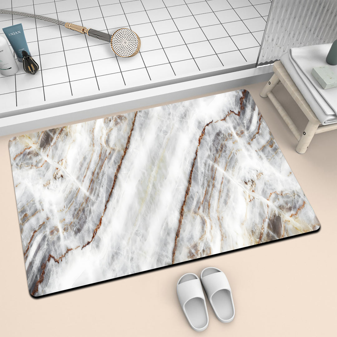 Artistic Mosaic Bath Mat Bowlift