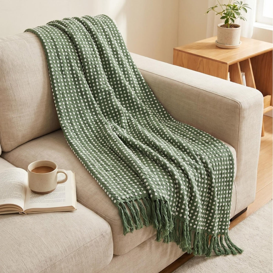 Cozy Textured Throw Blanket