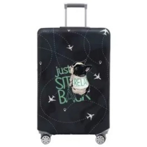Women Hard-Shell Travel Suitcase with Funny Pet Design Bowlift