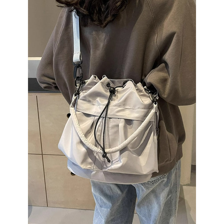 Casual Drawstring Bucket Bag Bowlift