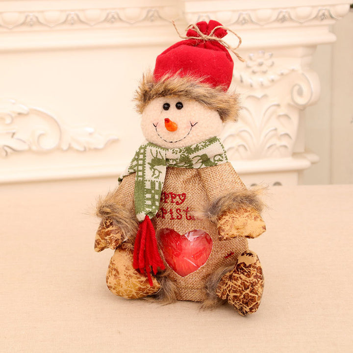 Plush Holiday Moose Figurine Bowlift