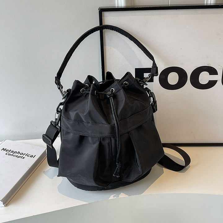 Casual Drawstring Bucket Bag Bowlift
