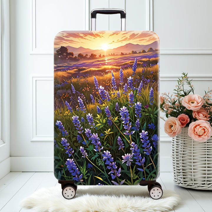 Artistic Floral Hard Shell Suitcase Bowlift