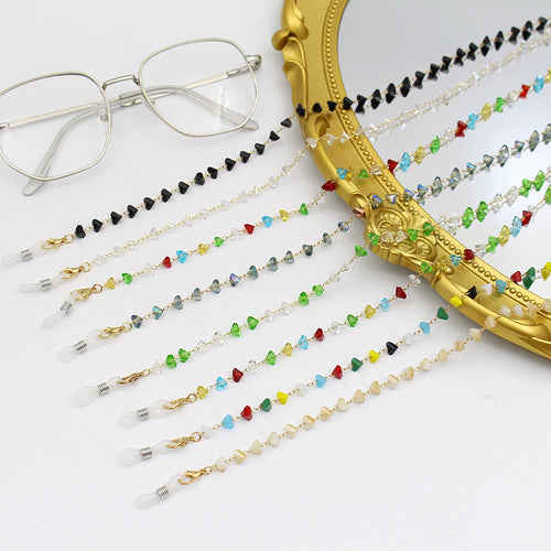 Heart Shaped Beaded Eyewear Chain Bowlift