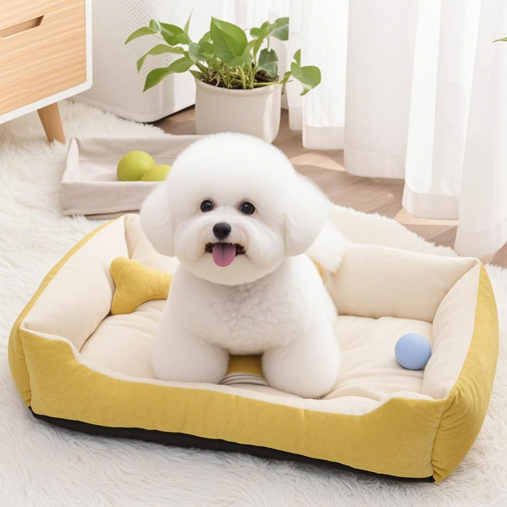 Orthopedic Plush Dog Bed