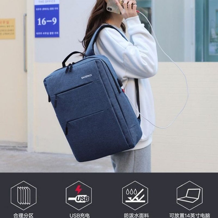 Multi-Compartment Laptop Backpack Bowlift