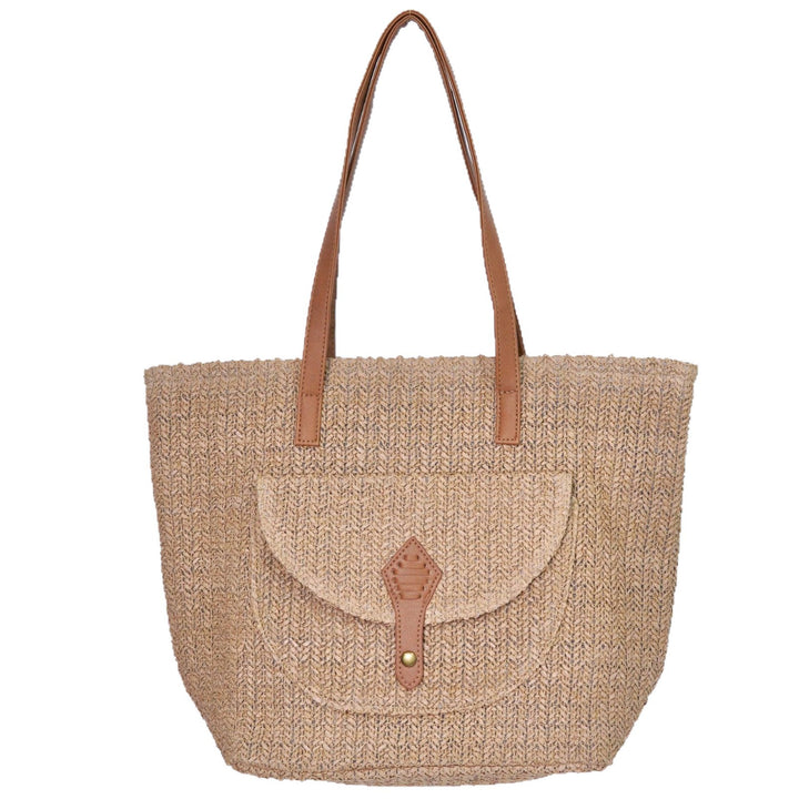 Shopping bag with magnetic closure and reinforced carrying handles Bowlift