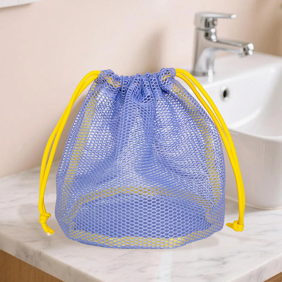 Practical mesh bag with drawstring Bowlift