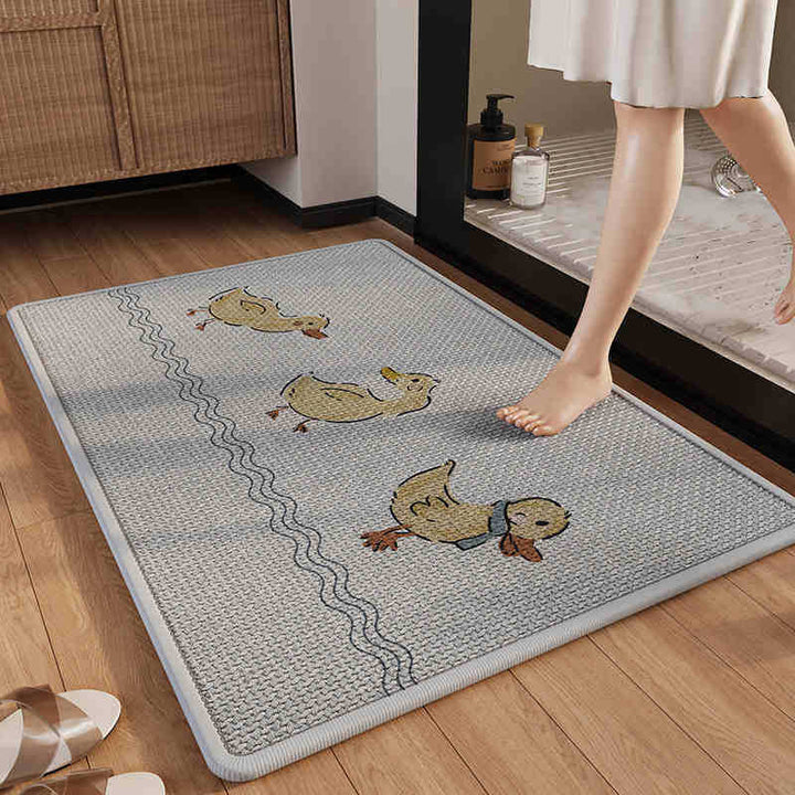 Soft Plush Bathroom Mat Bowlift
