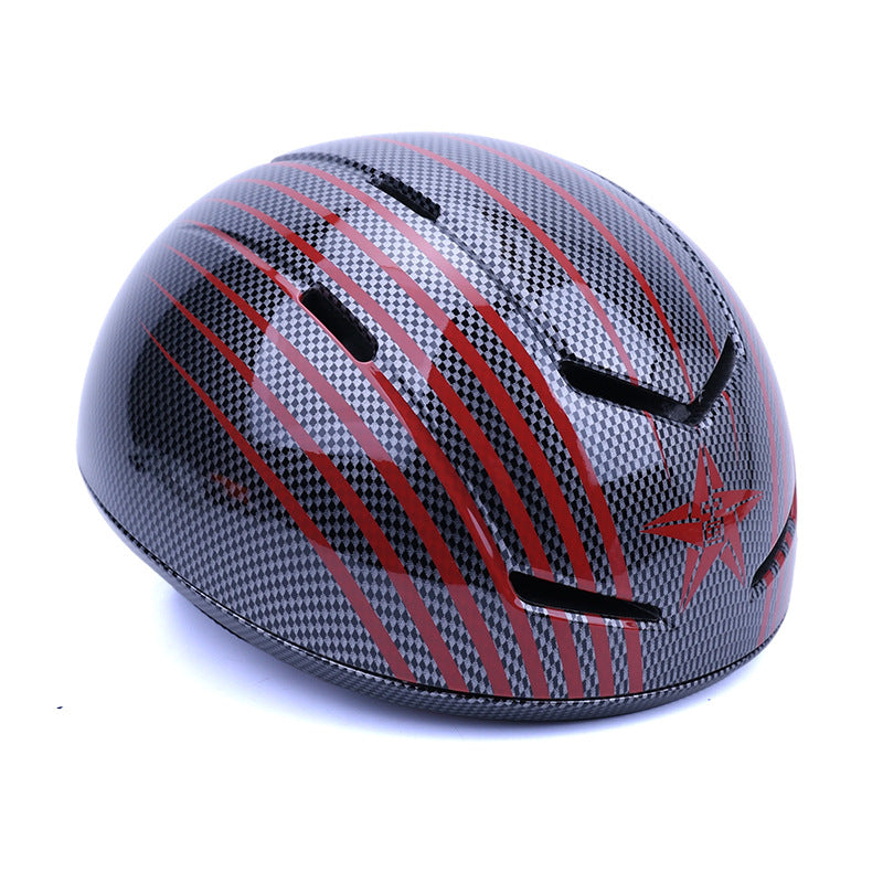 Carbon Fiber Skateboarding Helmet Bowlift