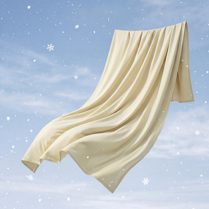 Unisex nan thermoregulating cashmere look cuddly blanket made of microfiber extra large Bowlift