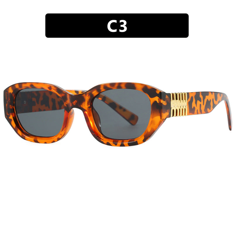 Women's fashionable sunglasses with unique, geometric design and elegant accents Bowlift