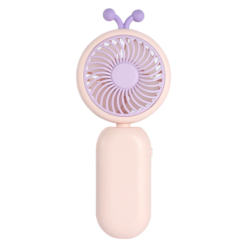 Snail-Themed Handheld Cooling Fan Bowlift