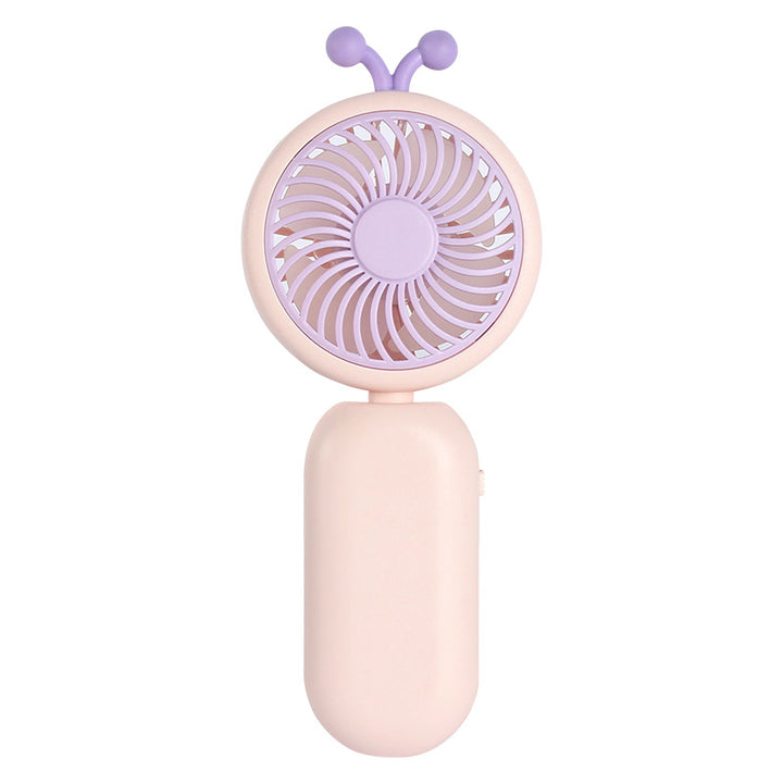 Snail-Themed Handheld Cooling Fan Bowlift