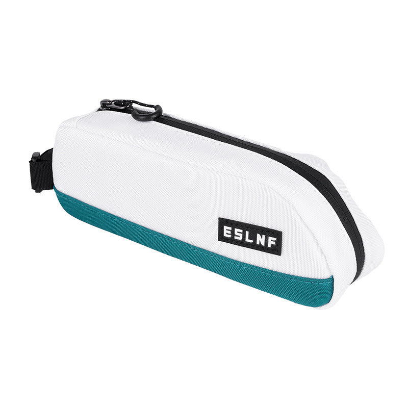compact double-zip travel toiletry and tech organizer pouch Bowlift