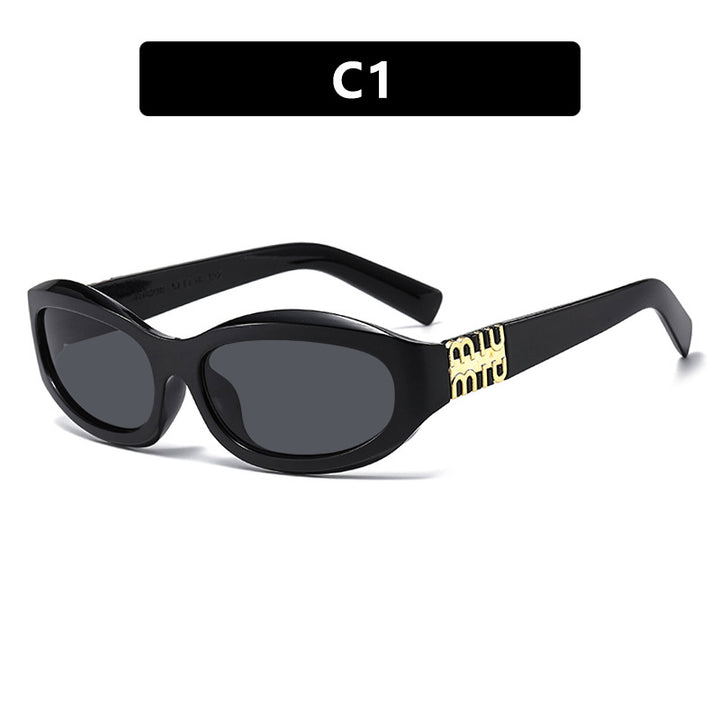 Women’s fashionable sunglasses in a curved design with luxurious details Bowlift