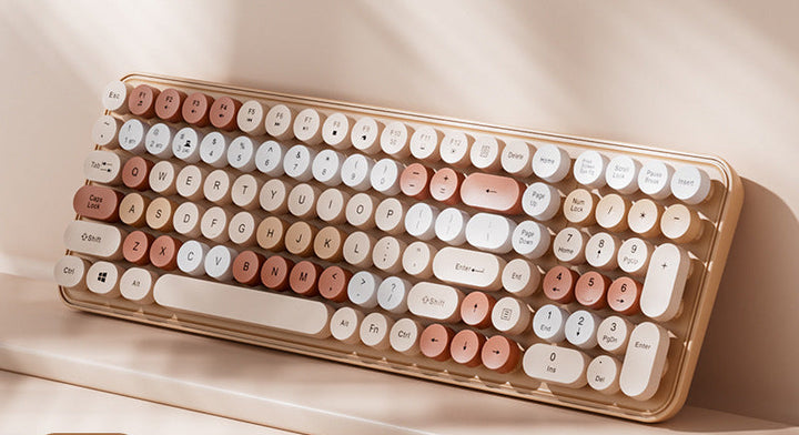 Wireless Retro Keyboard Bowlift
