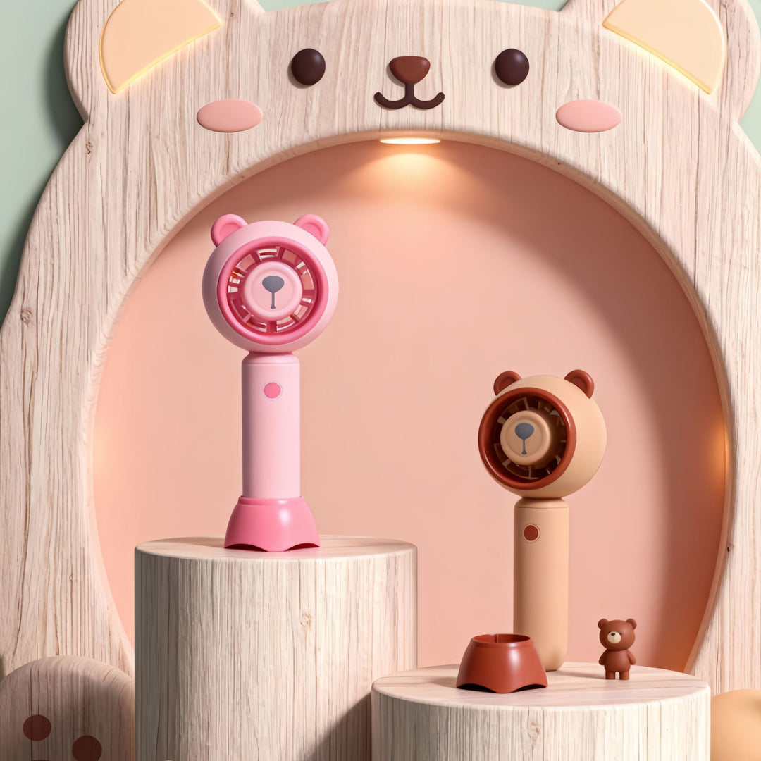 Ladies portable USB hand fan with animal design Bowlift