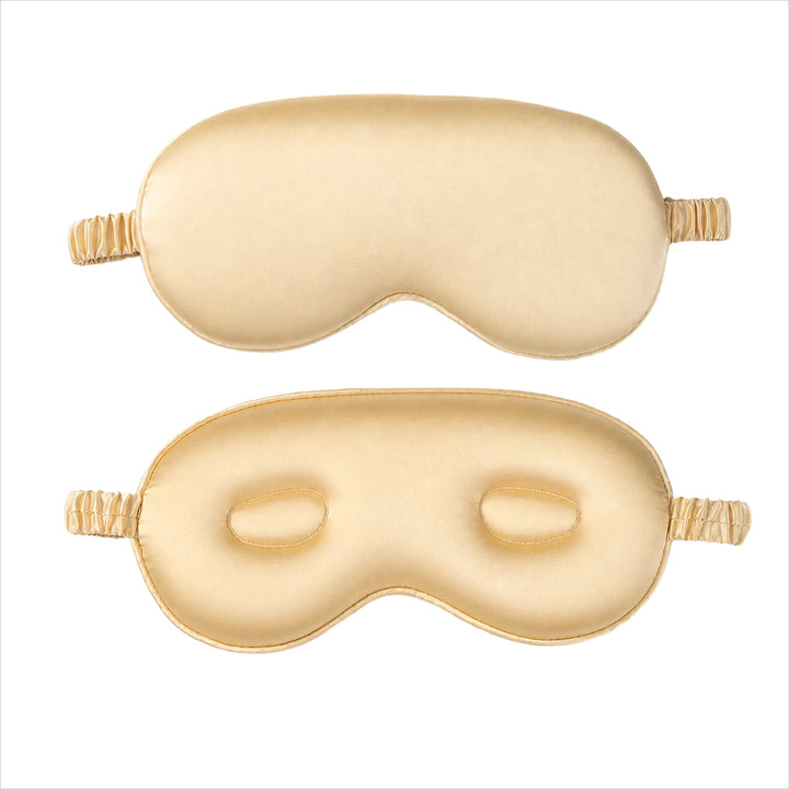 Unisex nano 3D-eye mask with distance chambers for eyelash protection and elastic comfort band Bowlift