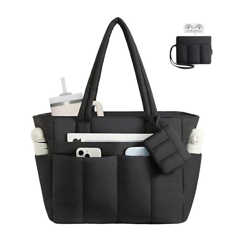 Multifunctional handbag with multiple compartments and insulating function Bowlift