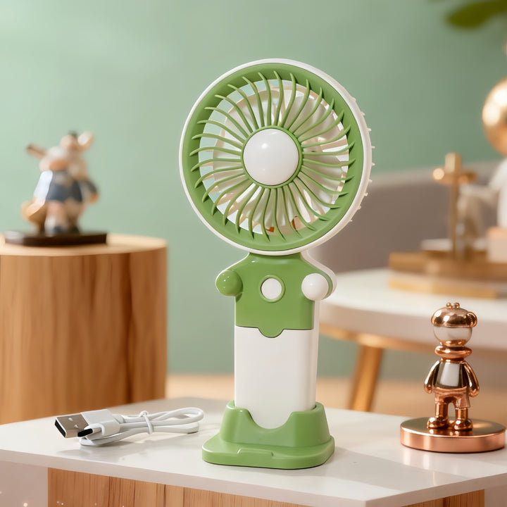 Ladies Portable USB Fan with Flexible Holder Bowlift