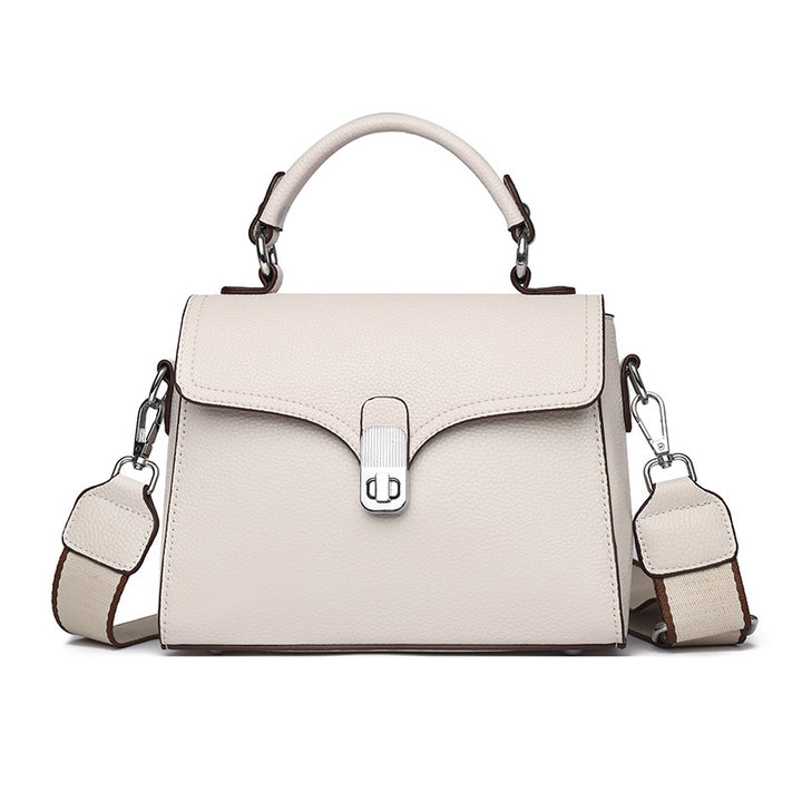 Elegant Leather Handbag Bowlift