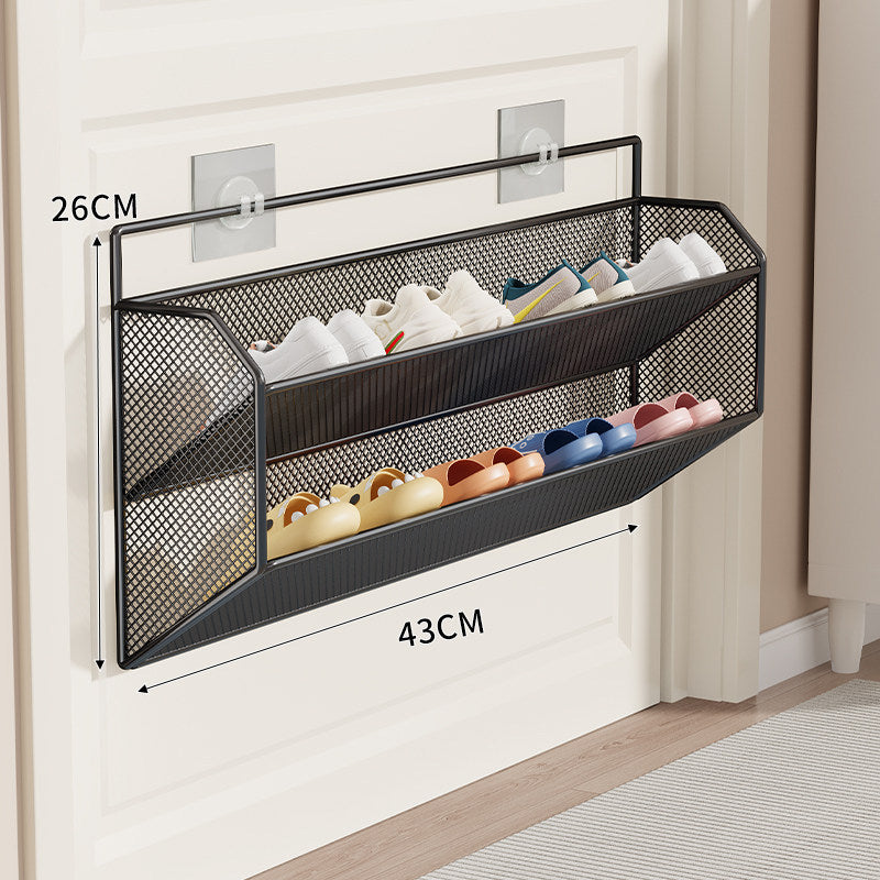 Over-Door Mesh Shoe Storage Rack Bowlift