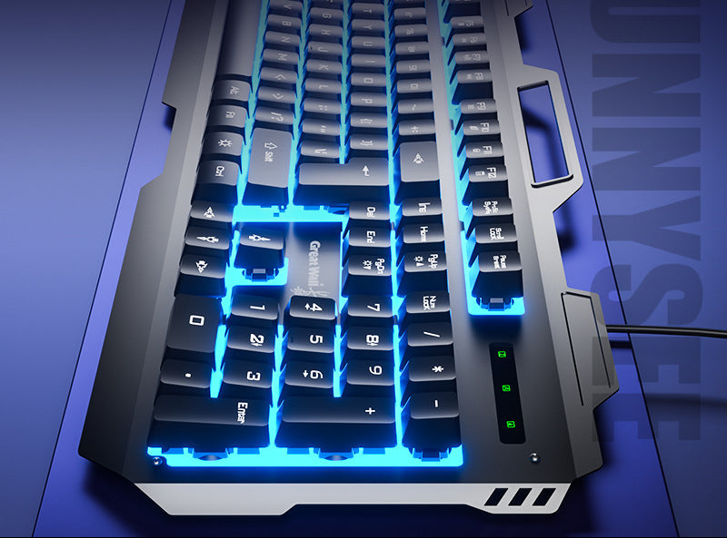 High-Precision Gaming Keyboard and Mouse Set Bowlift