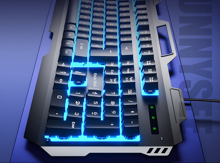 High-Precision Gaming Keyboard and Mouse Set Bowlift