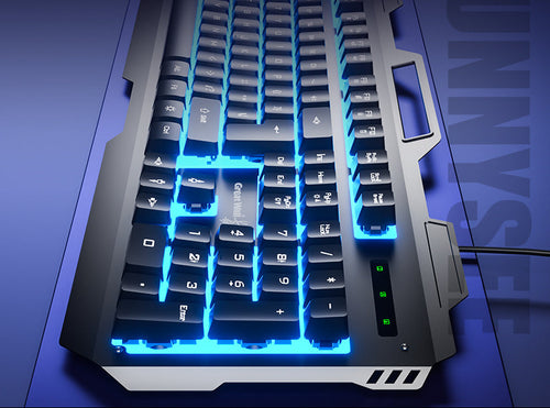 High-Precision Gaming Keyboard and Mouse Set Bowlift