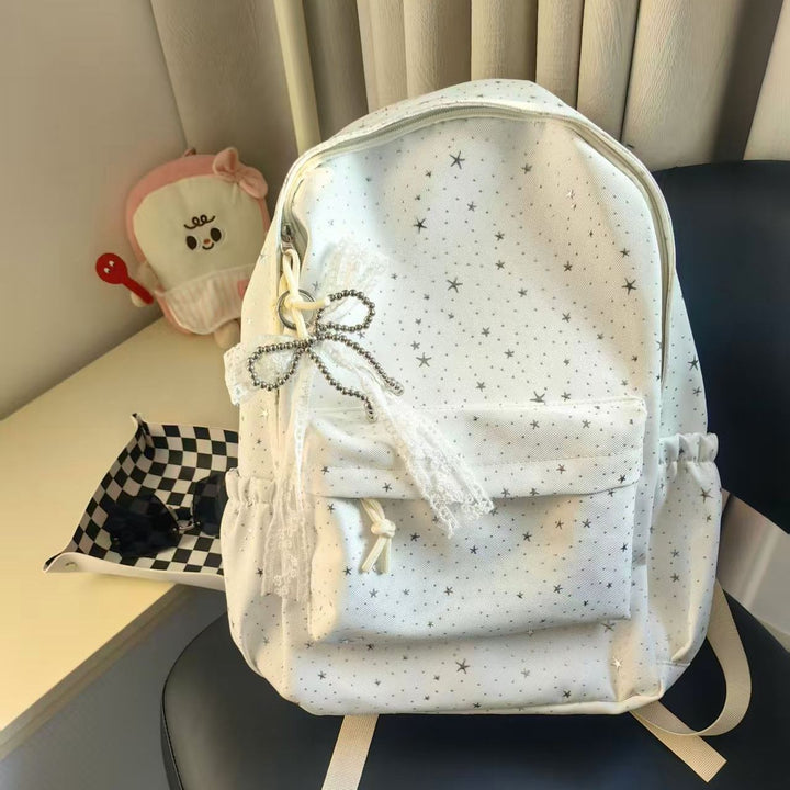 Leisure backpack with star pattern Bowlift
