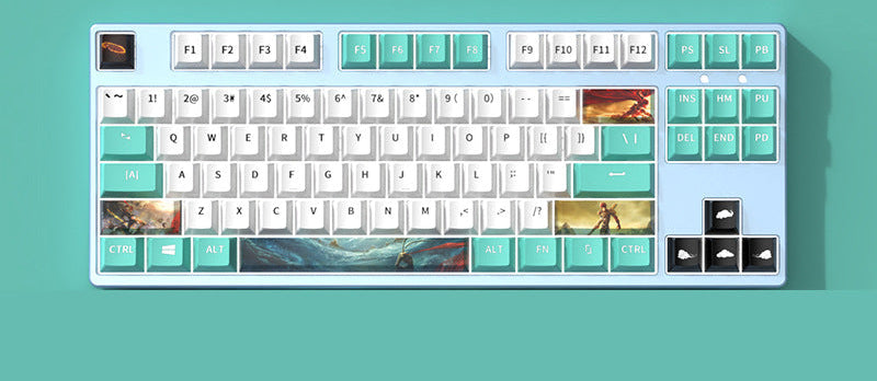 Compact Mechanical Gaming Keyboard Bowlift