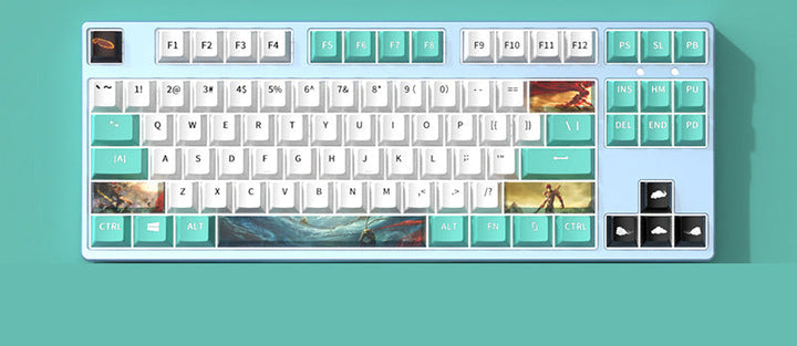 Compact Mechanical Gaming Keyboard Bowlift