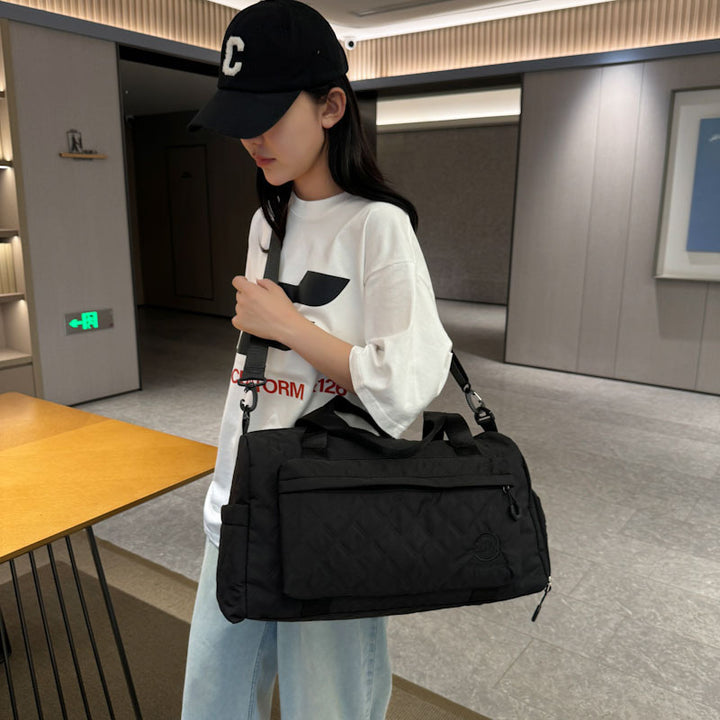 Quilted Travel Gym Duffle Bag Bowlift