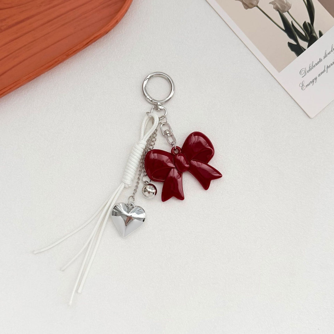 Elegant Bow Charm Keychain Bowlift