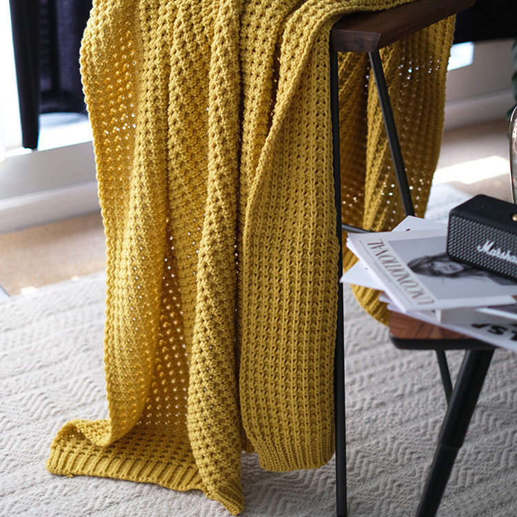 Cozy Knit Throw Blanket