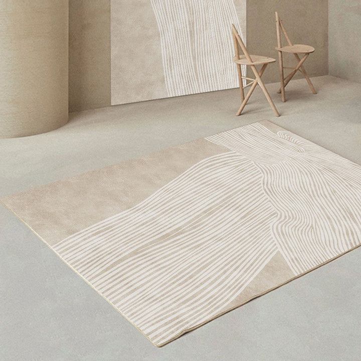 Elegant Floral Pattern Area Rug Bowlift