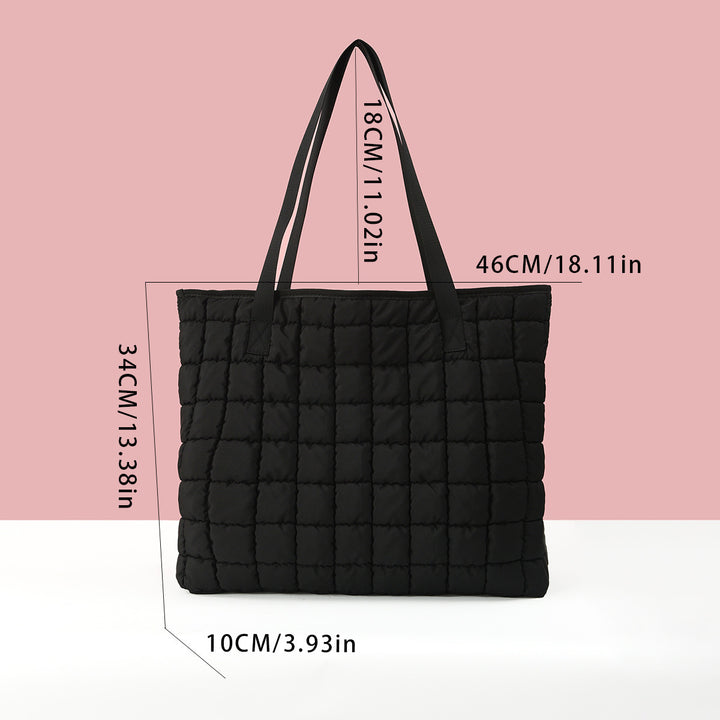 Multifunctional Quilted Tote Bag Bowlift