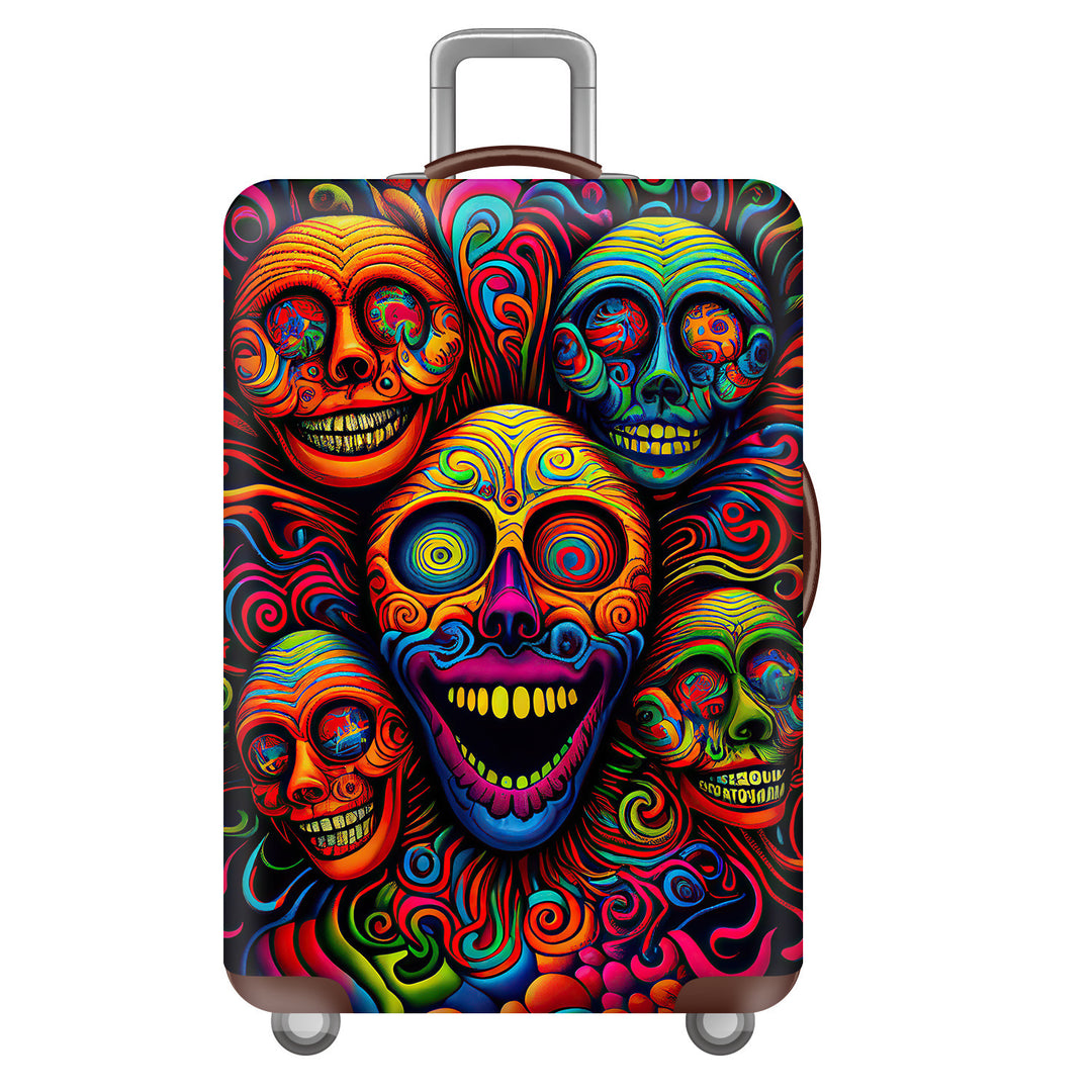 Unisex Hard-shell Travel Suitcase with Funny Panda Design Bowlift