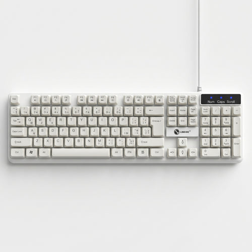 Gaming Keyboard with LED Backlighting Bowlift