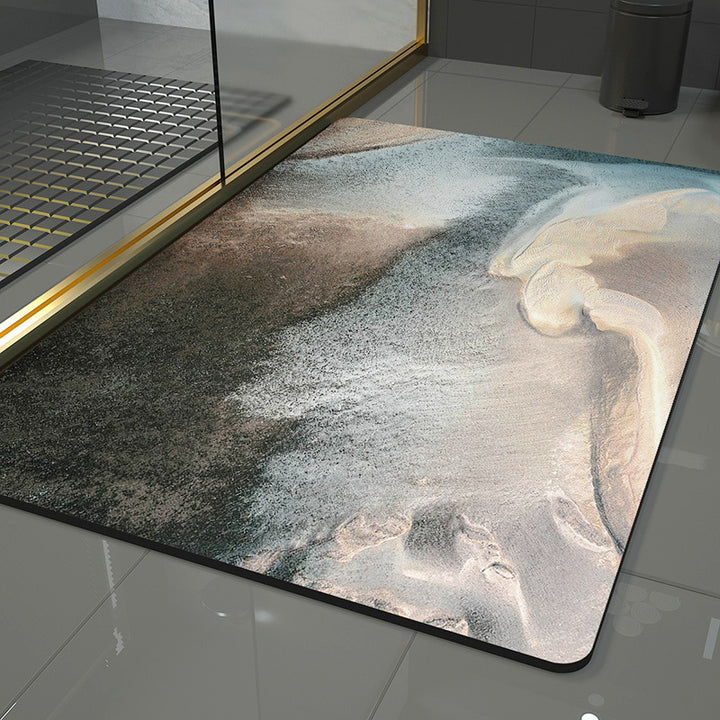 Abstract Wave Pattern Area Mat Bowlift