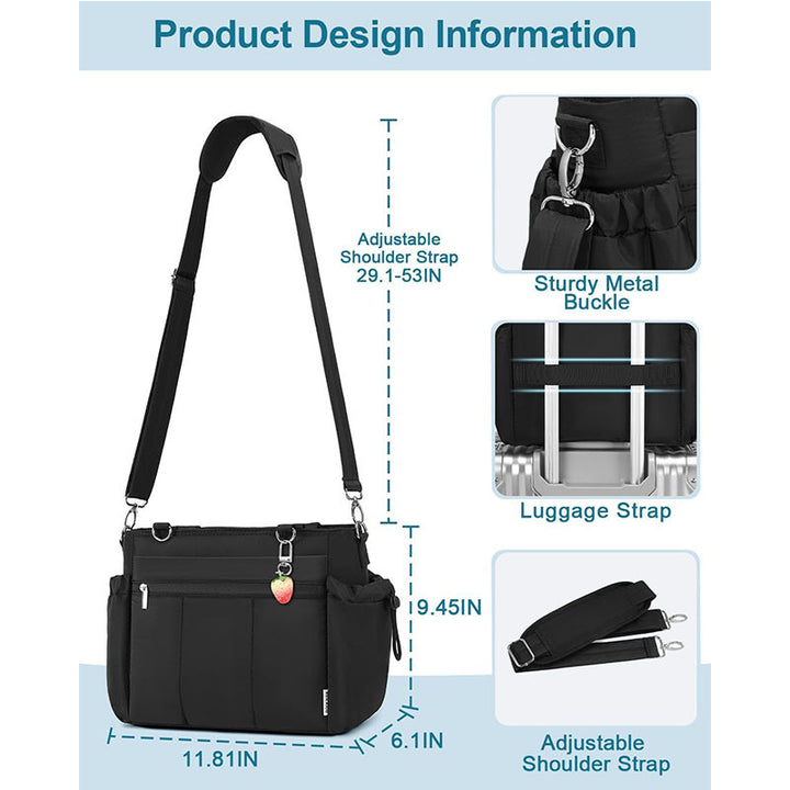 Multifunctional tote bag with insulating inner pocket Bowlift