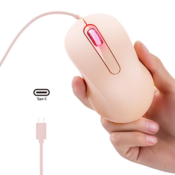 Ergonomic Wired Gaming Mouse Bowlift