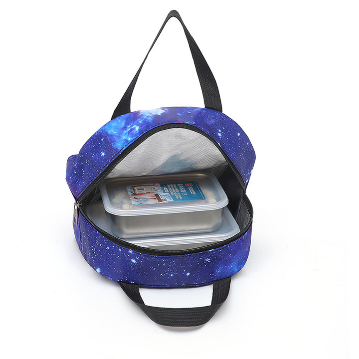 Galaxy pattern school backpack set Bowlift
