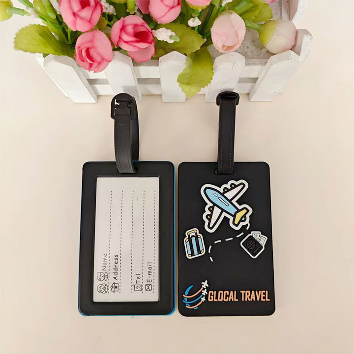 Unisex Luggage Tag with Innovative Air Travel Design Bowlift