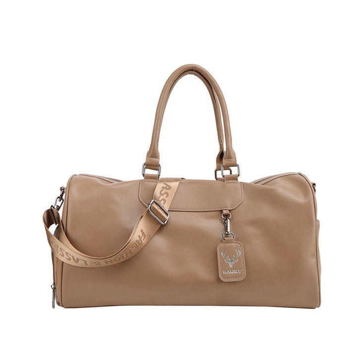 Premium Leather Travel Duffle Bowlift