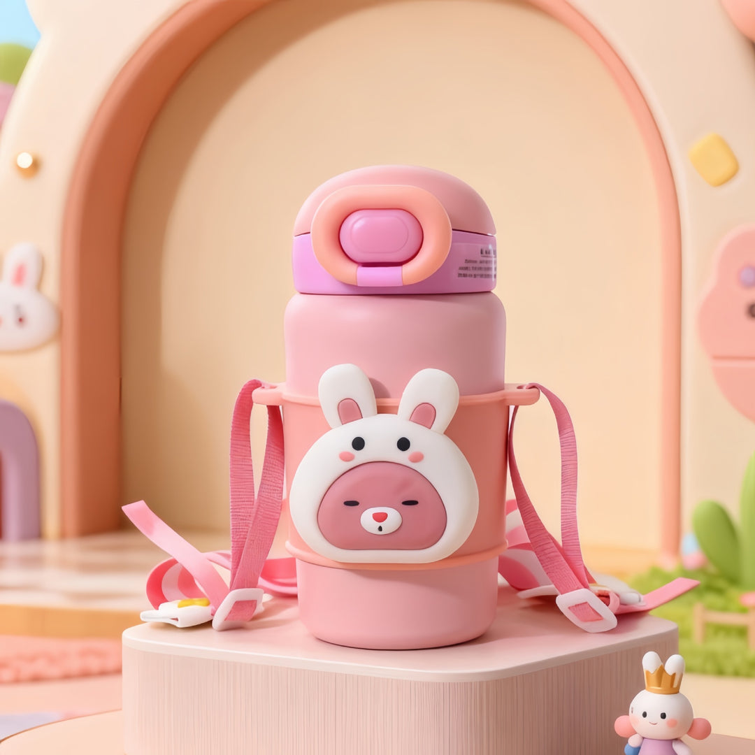Women's children's drinking bottle with cute animal design Bowlift