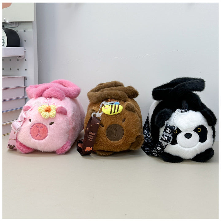 Plush Handbag in Panda Design Bowlift