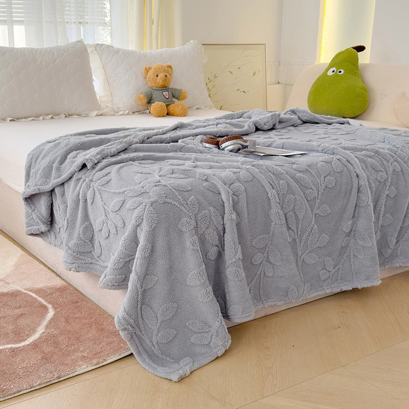 Decorative Floral Throw Blanket