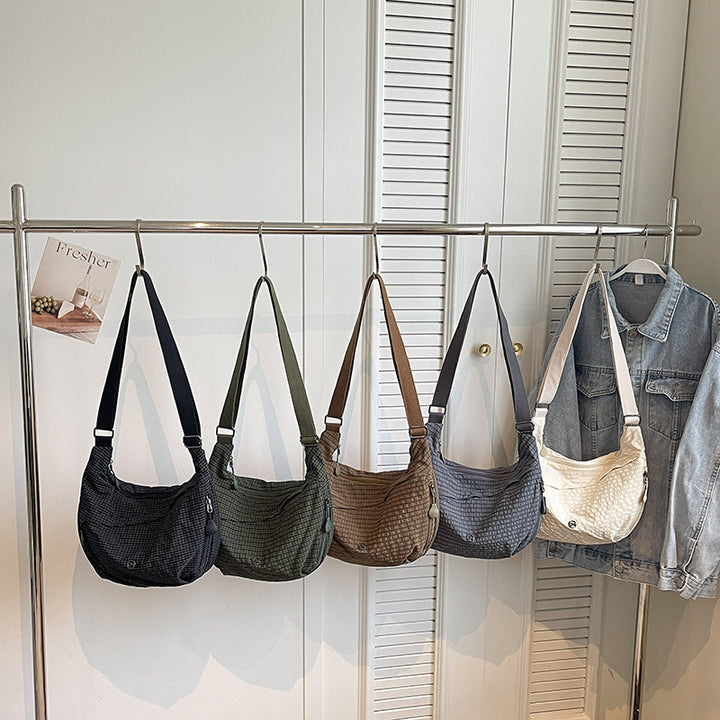 Casual Checkered Sling Bag Bowlift